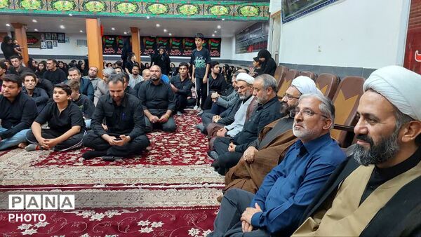 حضور استاندار خراسان جنوبی در جمع عزاداران روستاهای « رزگ » و « شوکت آباد » بیرجند 