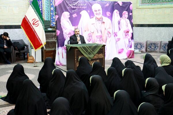 مراسم اعتکاف در مسجد ابوذر منطقه ۱۴ تهران 