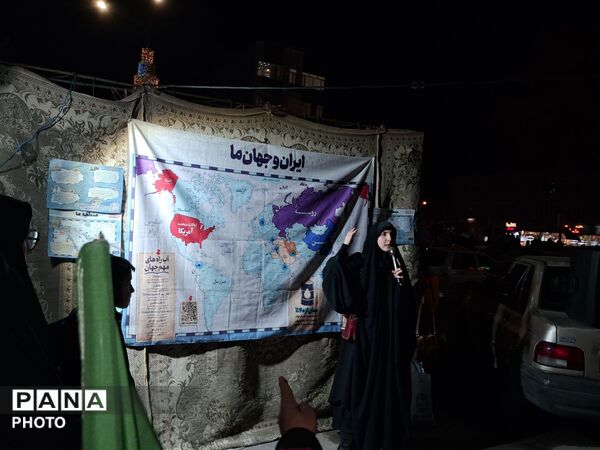  خدمات رسانی موکب ها در بلوار فضل نیشابور