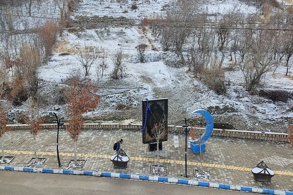 جلوه زمستانی طبیعت شهر بار نیشابور 