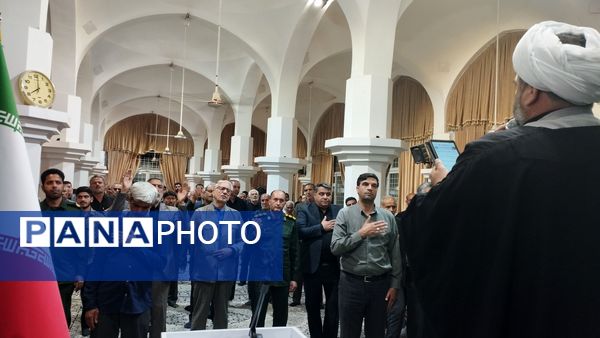 مراسم ترحیم شهید آیت الله رئیسی و همراهانشان در خلیل‌آباد