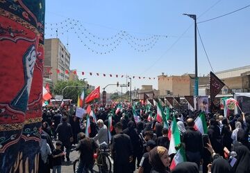 مراسم اربعین حسینی در ناحیه دو شهرری 