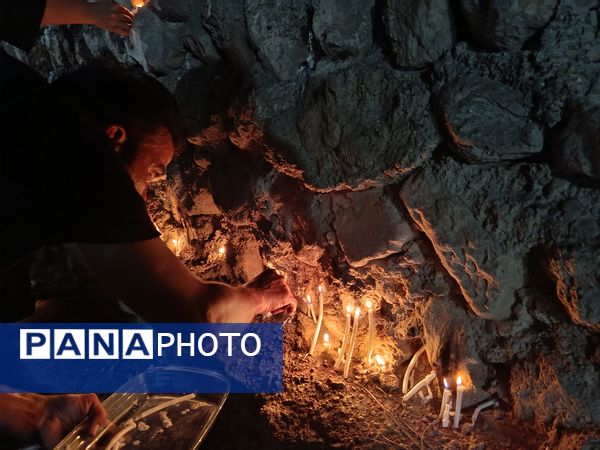 شام غریبان در امامزادگان سید محمد و سید نظام الدین شهرستان حاجی‌آباد