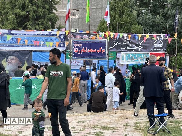 عید غدیر با شور مردمی و برنامه‌های متنوع در پارک کوثر نظرآباد 