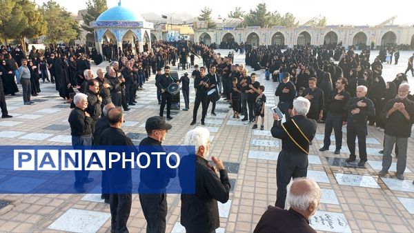 عزاداری هیئت‌های مذهبی در بارگاه منور امام زاده محمد عابد کاخک