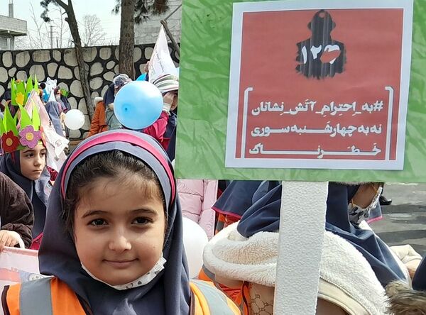 برگزاری طرح ایمنی  و سلامت با پویش نه به تصادف در مدرسه دختران شاخص 