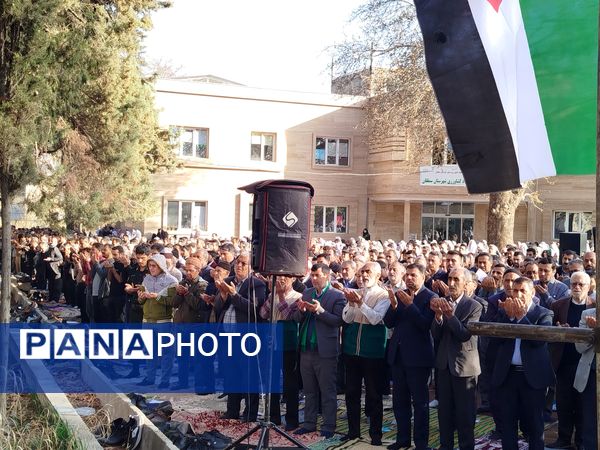 برگزاری نماز عید فطر در باغ ملی آشخانه