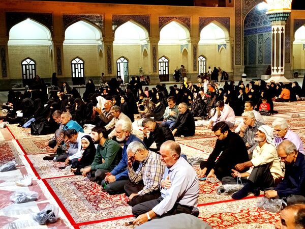 مراسم عزاداری شهادت امام حسن عسکری (ع) در زیارتگاه شهید مدرس 