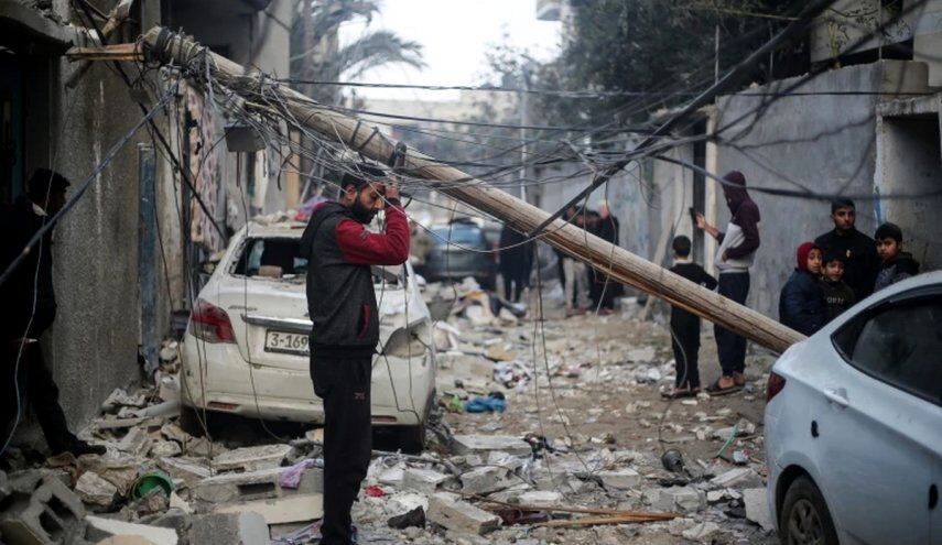 توقف عملیات نظامی رژیم اسرائیل ‌در رفح تا 17 اسفند‌