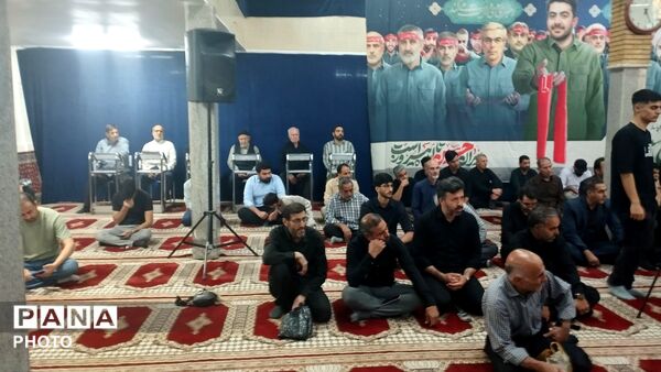 آیین گرامیداشت اولین سالگرد شهید حسین قربانی در نظرآباد 
