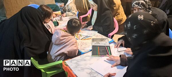 برپایی موکب فرهنگیان استان البرز در راهپیمایی هرشب امام زاده حسن کرج 