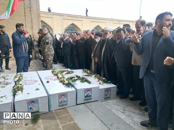 قاب پانا میزبان مراسم تشییع پیکر شهدا نیشابور 