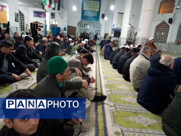 مراسم گرامیداشت شهادت سید حسن نصرالله در مسجد جامع آشخانه 