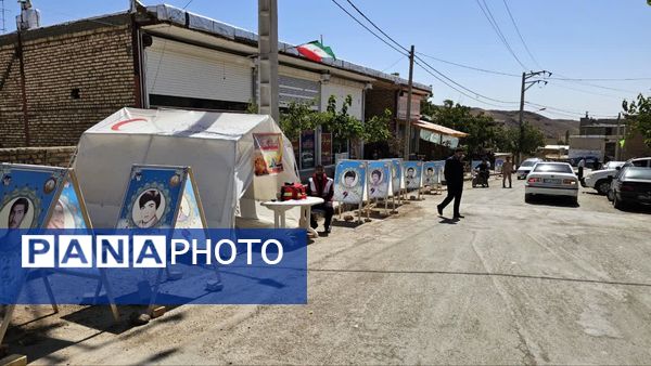 یادواره شهدا در روستای خرق شهرستان شیروان 