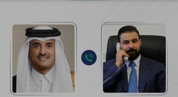 تماس تلفنی امیر قطر با نخست وزیر مامور تشکیل دولت عراق؛ الزیدی به دوحه دعوت شد
