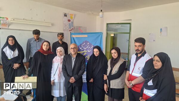 ارائه خدمات درمانی به اهالی روستاهای دهستان سید شهاب 