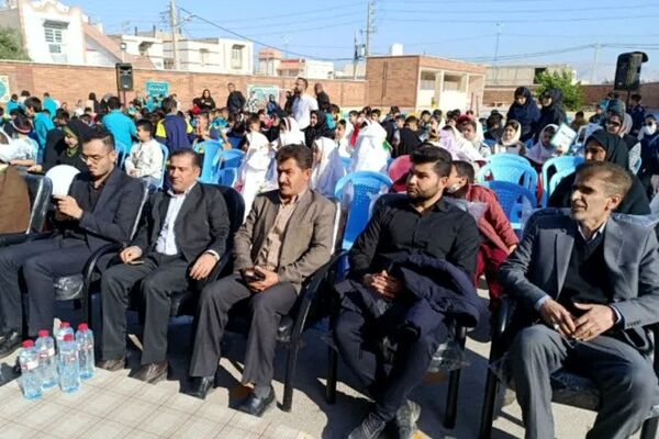 آیین افتتاحیه پنجمین جشنواره تئاتر درسی خوزستان در  بهبهان