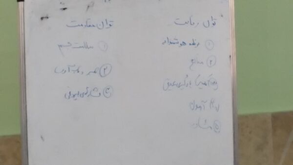 جلسه‌ مشاوره‌ای و توجیهی کنکور در دبیرستان معلم ساوجبلاغ