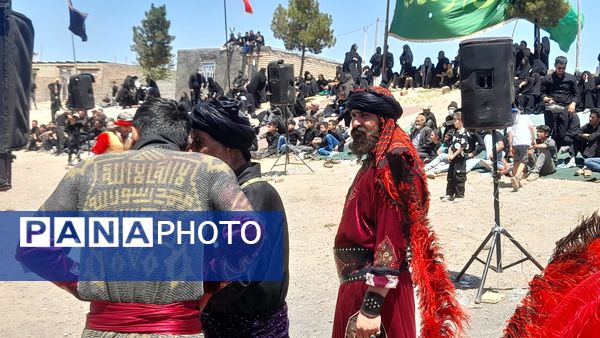 تعزیه خوانی عاشورا در روستای برزنون