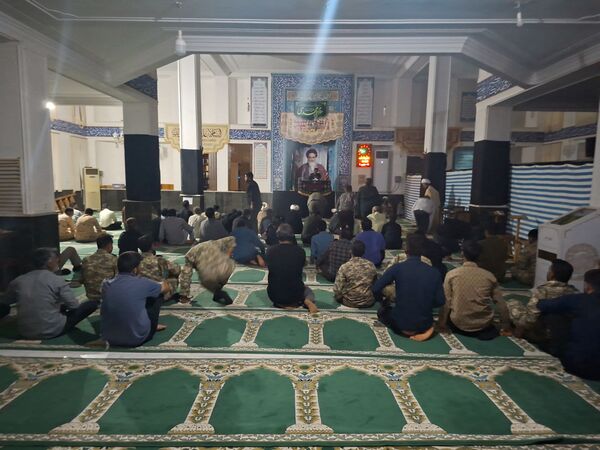 مراسم ارتحال حضرت امام خمینی (ره) در جزیره بوموسی 