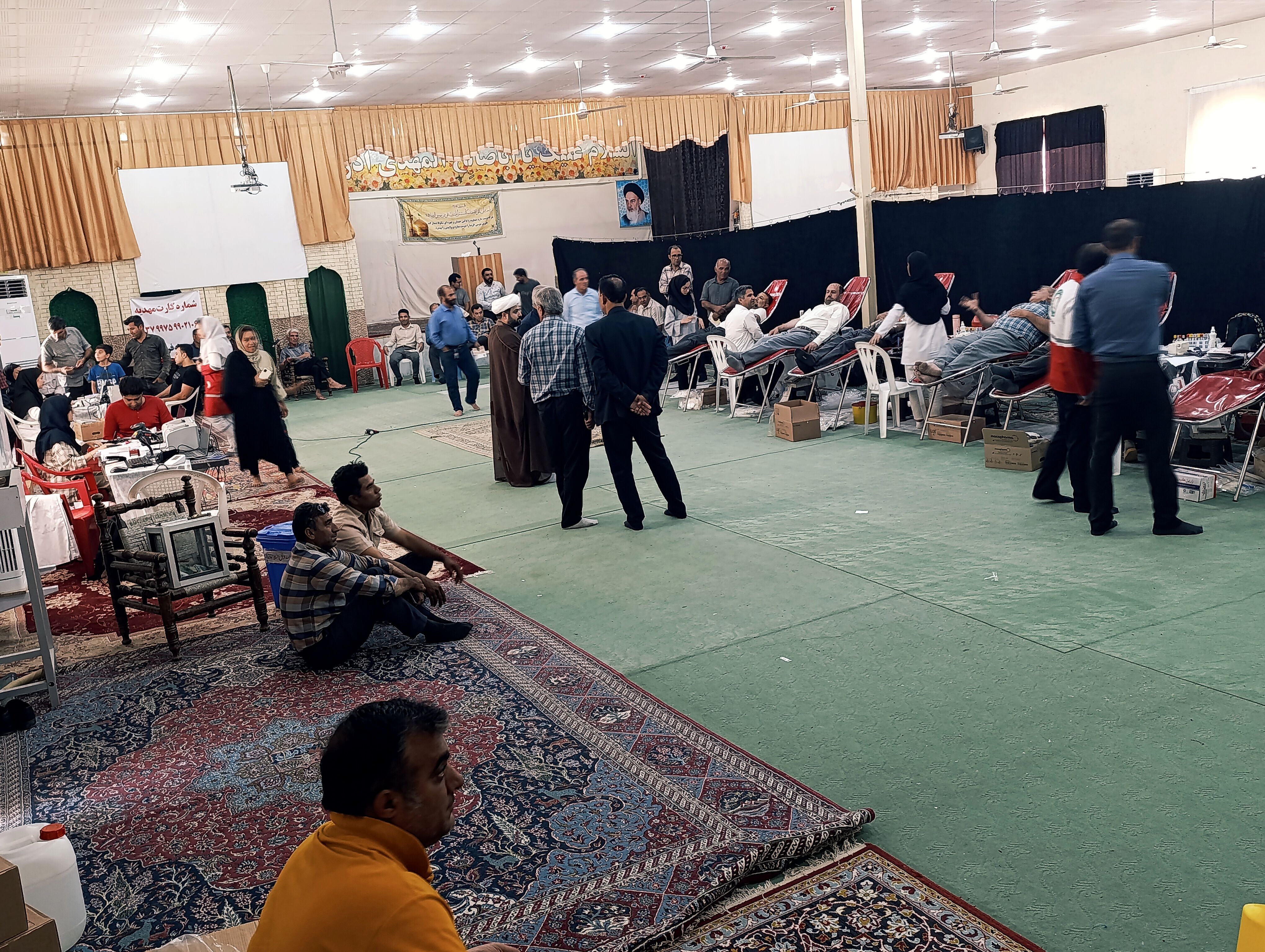 استقبال چشمگیر فراشبندی‌ها از اهدای خون؛ ۱۲۰ واحد خونی در یک روز جمع‌آوری شد