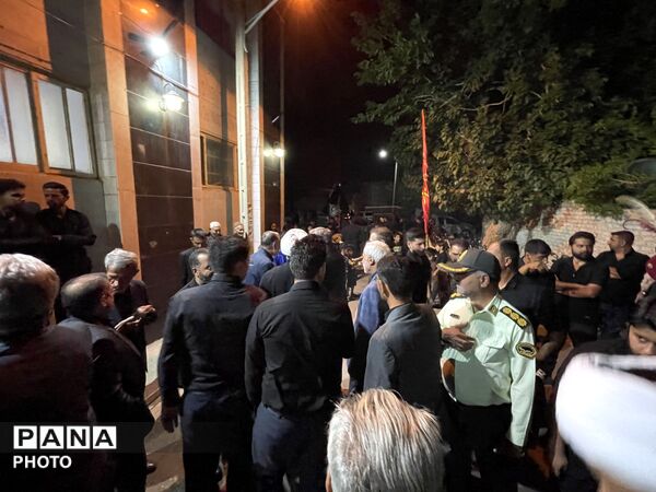 حضور مسئولین کاشمر در هیأت ابوالفضلی روستای قوژد