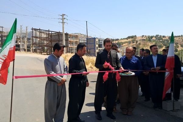 بهره برداری از دو طرح عمرانی و خدماتی در جوانرود 