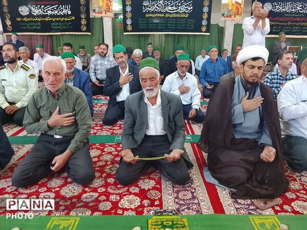 اقامه نماز جمعه عبادی سیاسی  در مسجد جامع شهربار نیشابور
