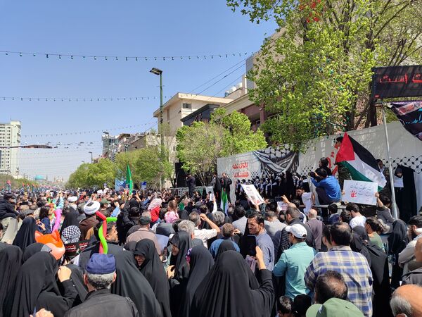 راهپیمایی روز جهانی قدس در مشهد مقدس