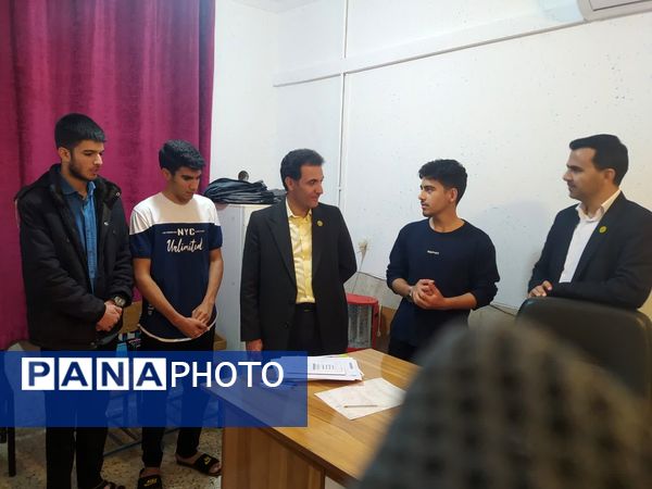  بازدید از دبیرستان‌های دخترانه عشایری عفاف و شبانه‌روزی پسرانه عشایری فارس