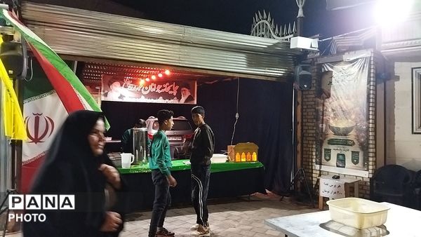 چایخانه فلکه ایران در هشتاد و پنجمین شب از اجتماعات مردمی نیشابور 