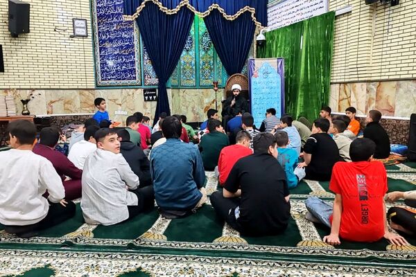  مراسم معنوی اعتکاف در مسجد رسول اکرم شهرری