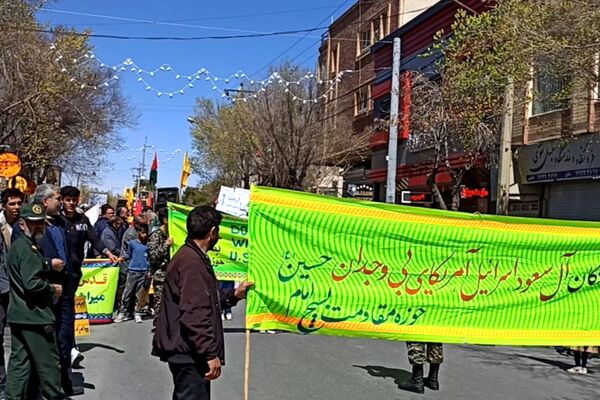 تجلی شکوه راهپیمایی روز قدس در آباده