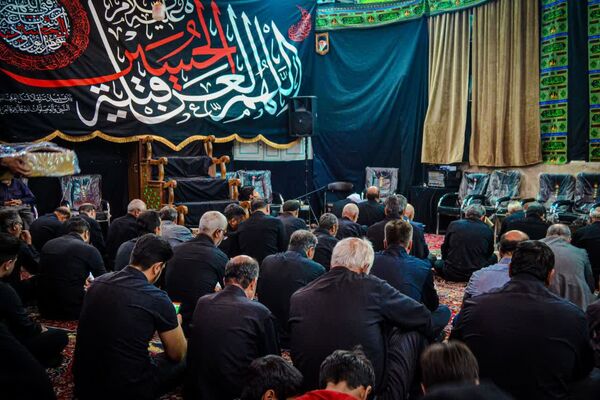 مراسم سوگواری شهادت امام رضا (ع) در شهر رباط‌سنگ 