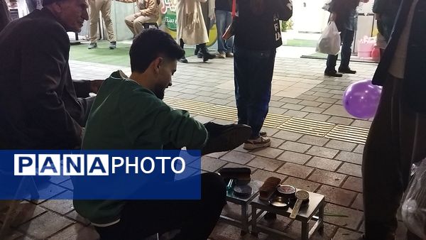 گذری بر فعالیت چایخانه امیر المومنین در شب میلاد حضرت مهدی ( عج)