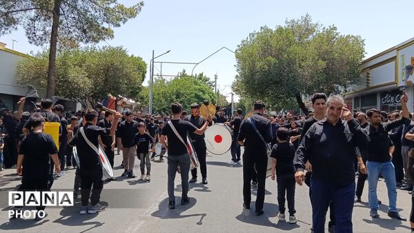مراسم عزاداری تاسوعای  حسینی در حسینیه ابوالفضلی کاشمر 