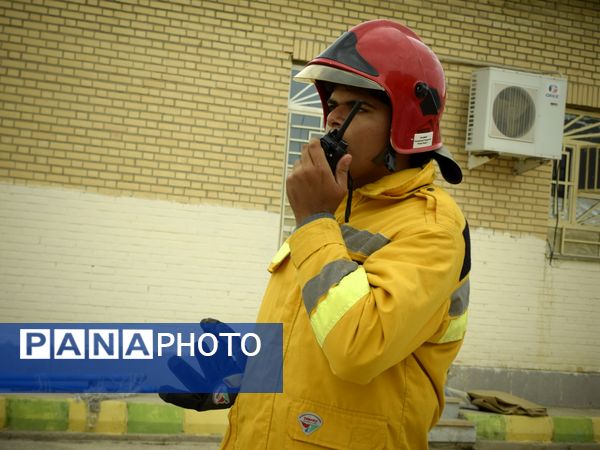  مانور زلزله در تنگستان 