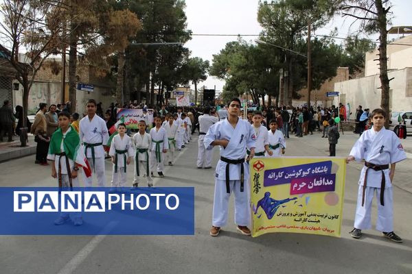 تجلی وحدت و همدلی در خلیل‌آباد؛ برگزاری باشکوه راهپیمایی ۲۲ بهمن