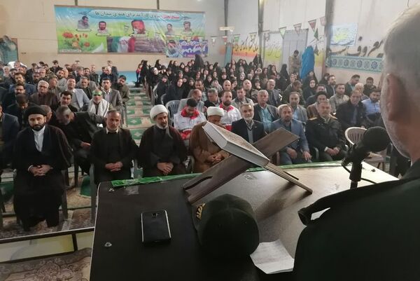 مراسم بزرگداشت حماسه ۹ دی در شهرستان بیضا