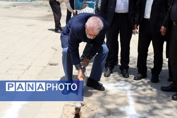 کلنگ زنی هنرستان شهید رضا صفار هرندی 