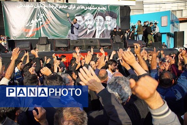 اجتماع مردم مشهد در فراق سید الشهدای خدمت 