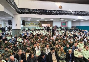 گرامیداشت یاد خاطره شهدای اقتدار فراجای غرب‌ استان تهران