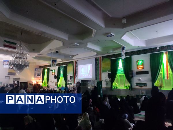 قاب پانا میزبان جشن ولادت امام زمان(عج) در مسجد خاتم پیامبران 