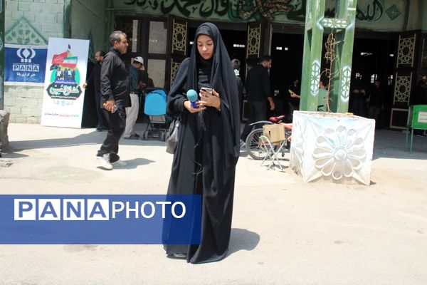 خدمت‌رسانی موکب‌ سازمان دانش‌آموزی استان سمنان به جاماندگان اربعین 