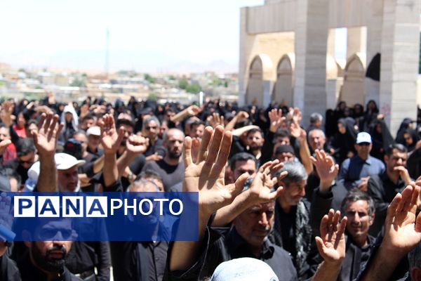 مراسم عزاداری عاشورای حسینی در شهر درق