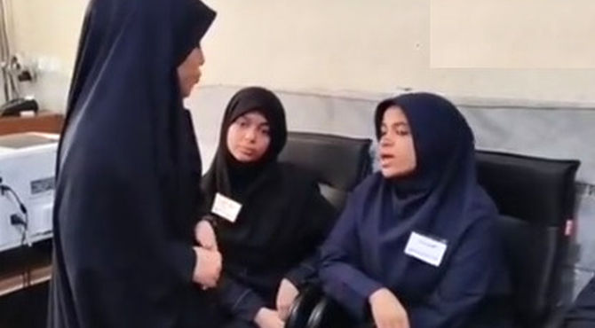 گزارش خبرنگار پانا از اجرای طرح «مدام» در دبیرستان هدف قم