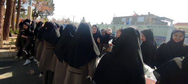 برپایی بازارچه دانش آموزی در دبیرستان نمونه اندیشه شهرستان کاشمر