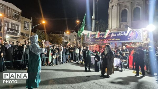 تعزیه خوانی در میدان امام خمینی ره شهرستان مرند