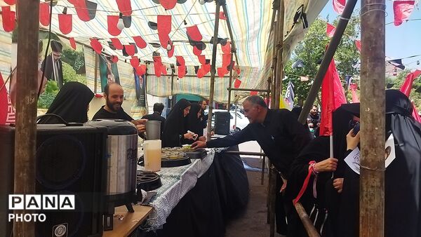 موکب جهان محله امام خامنه ای شهید در خیابان مصباح یزدی مشهد 
