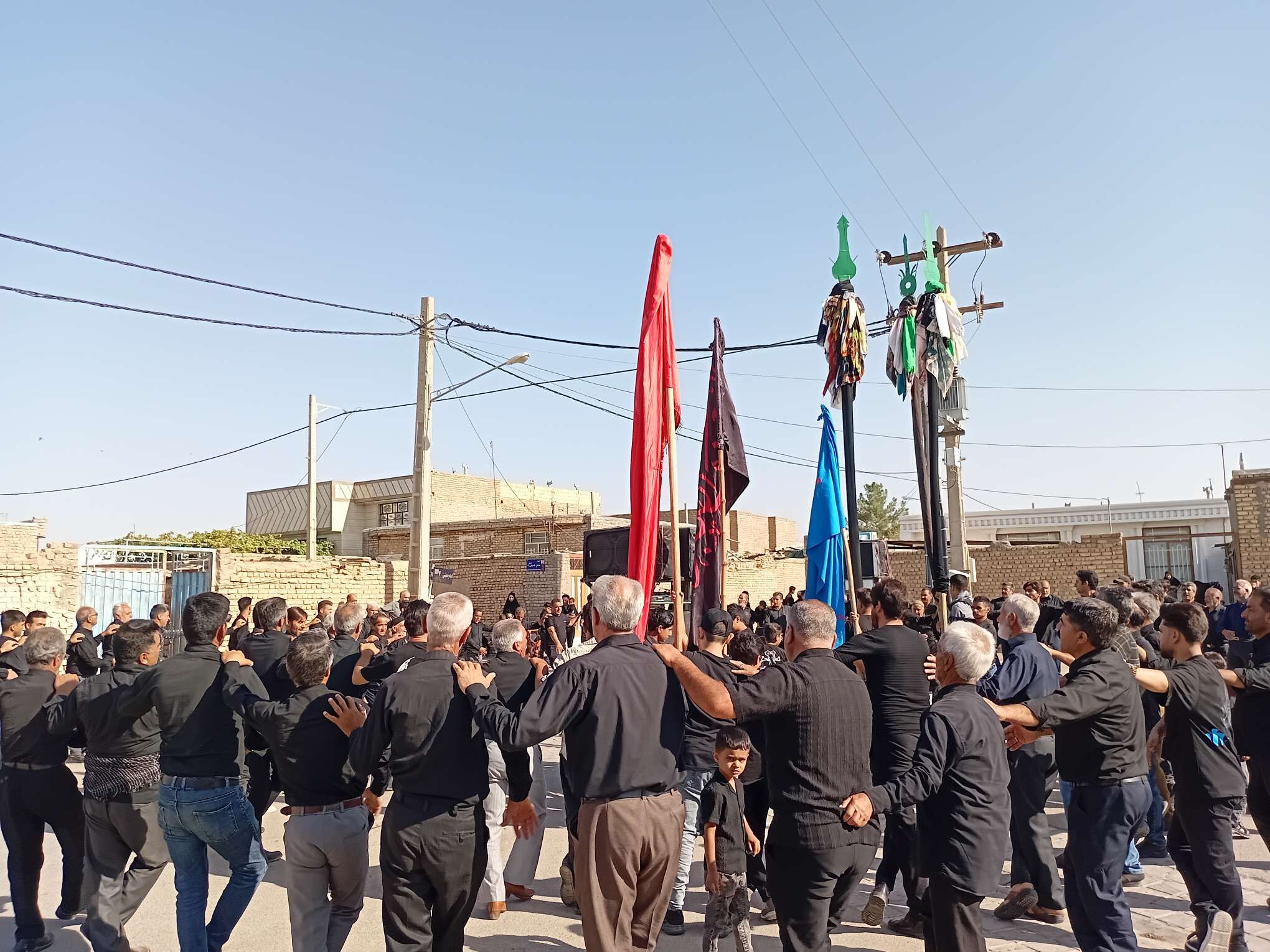 آیین سنتی"حسن - حسین"در روز اربعین حسینی در خلیل آباد